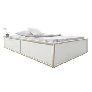 Einzelbett 140x200cm 2 Schubladen SPAZE Müller Small Living weiß