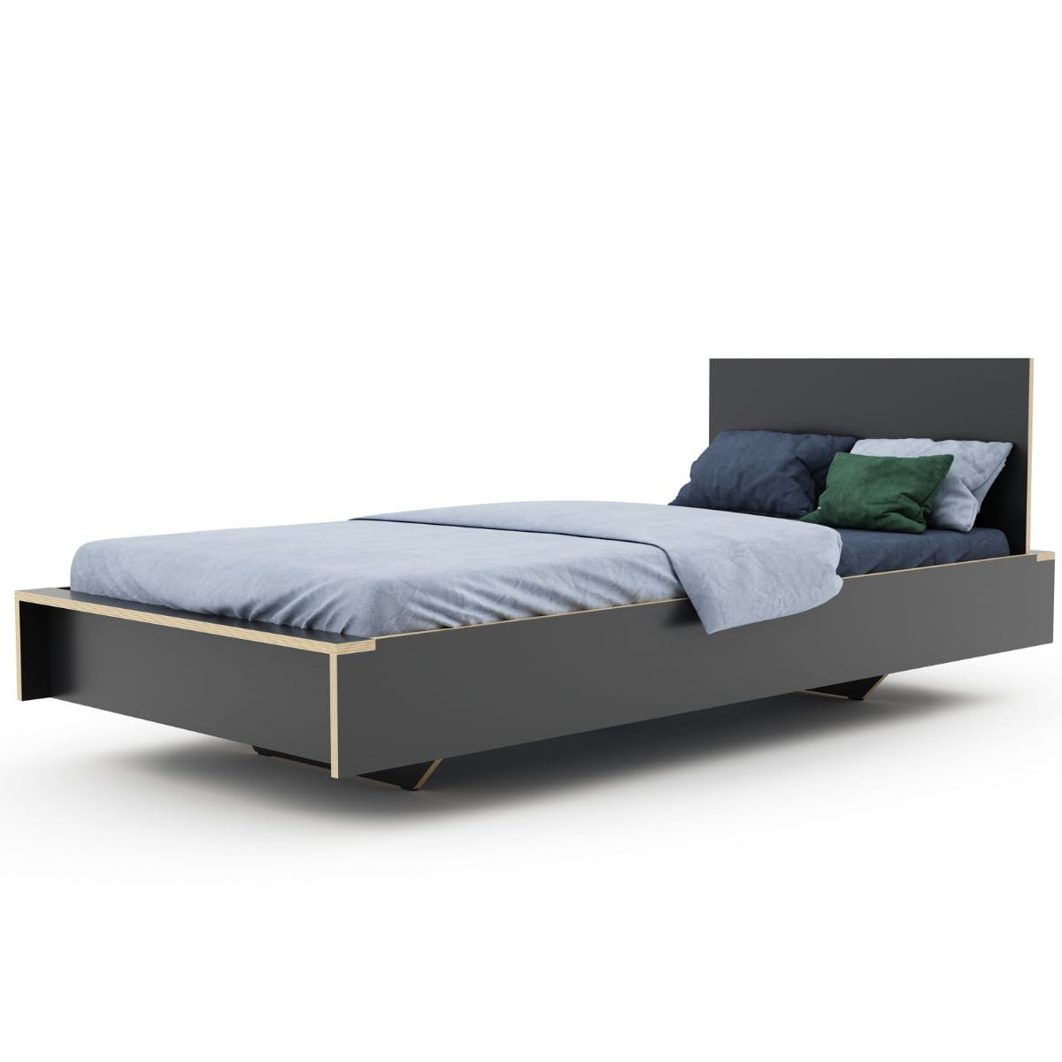 Einzelbett 90 CPL FLAI Müller Small Living anthrazit