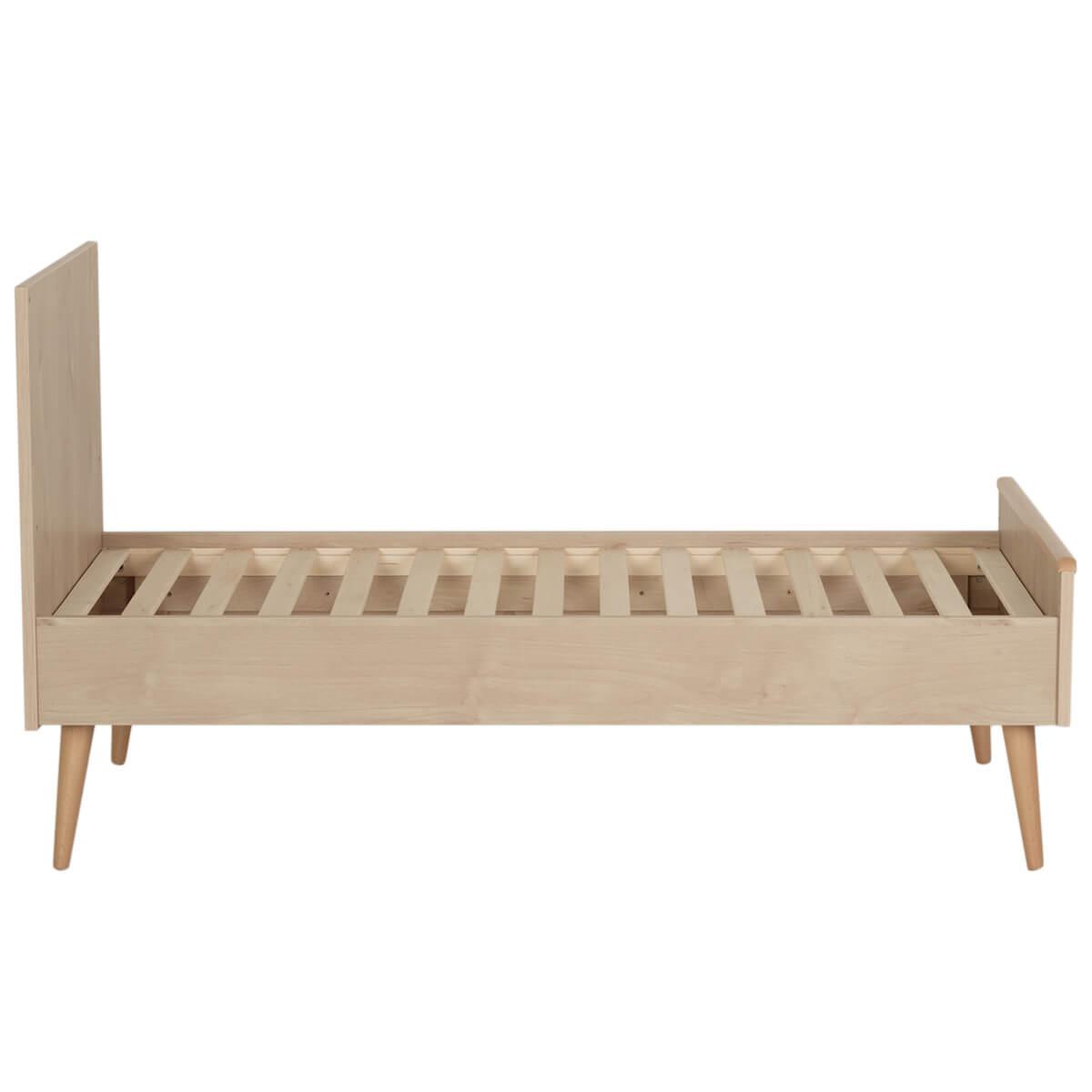 Einzelbett 90x200cm COCOON Quax Natural Oak
