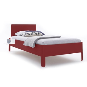 Einzelbett mit Kopfteil 120x200cm NAIT Müller Small Living Karmesinrot