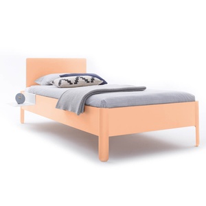 Einzelbett mit Kopfteil 120x200cm NAIT Müller Small Living Mildorange