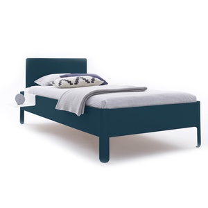 Einzelbett mit Kopfteil 120x200cm NAIT Müller Small Living Sattblau