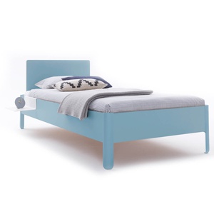 Einzelbett mit Kopfteil 120x200cm NAIT Müller Small Living Silbertannenblau