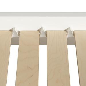 Einzelbett mitwachsend 90x160cm WOOD ORIGINAL Oliver Furniture weiß