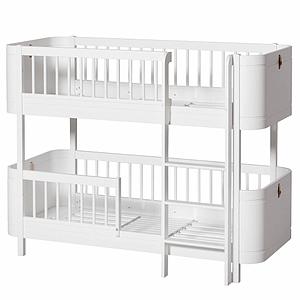 Etagenbett 68x162cm WOOD MINI+ Oliver Furniture Weiß