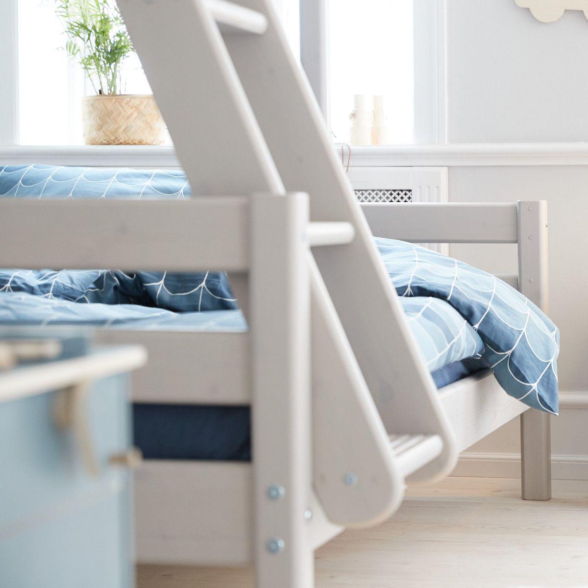 Etagenbett 90-140x200cm Schrägleiter CLASSIC Flexa grey washed