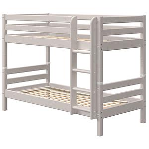 Etagenbett 90x200cm gerade Leiter CLASSIC grey washed