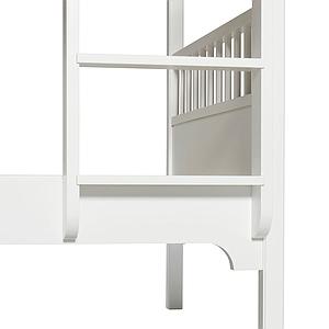 Etagenbett 90x200cm gerade Leiter SEASIDE CLASSIC Oliver Furniture weiß 