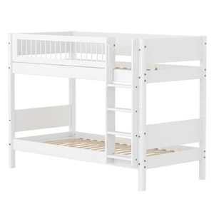 Etagenbett 90x200cm WHITE Flexa Safety rail w Crossbars F.Wht.