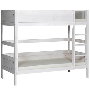 Etagenbett + gerade Leiter 90x200cm Lifetime whitewash