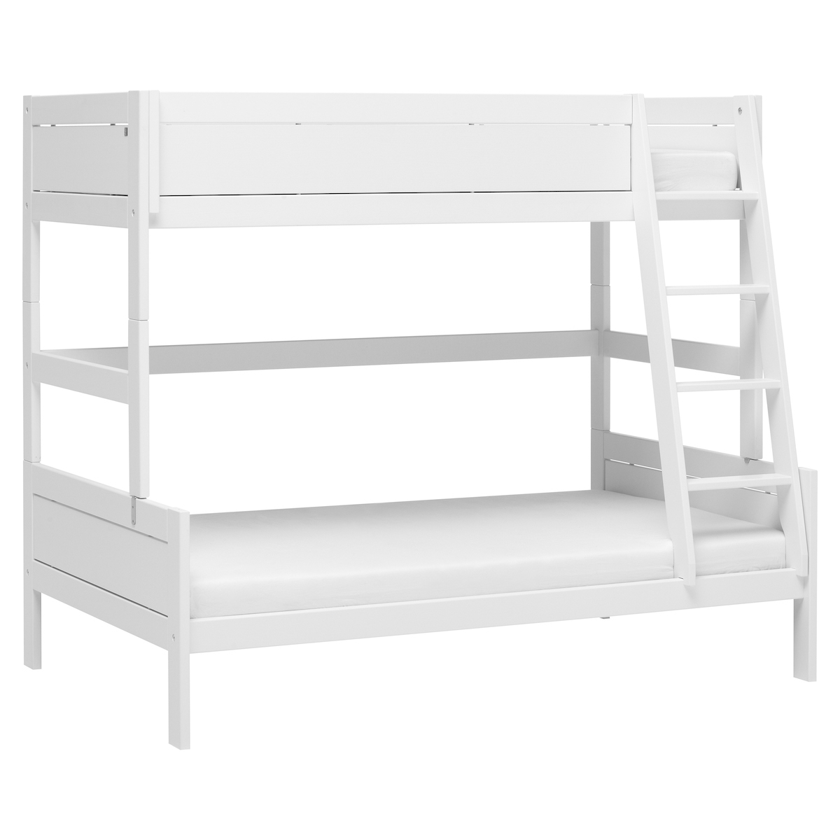 Etagenbett mit Schrägleiter Family 120x90cm Lifetime weiß