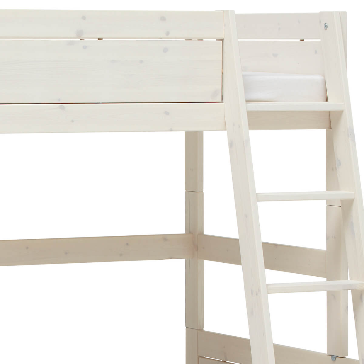 Etagenbett mit Schrägleiter Family 120x90cm Lifetime whitewash