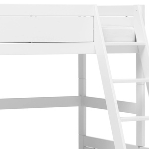 Etagenbett mit Schrägleiter Family 140x90cm Lifetime weiß