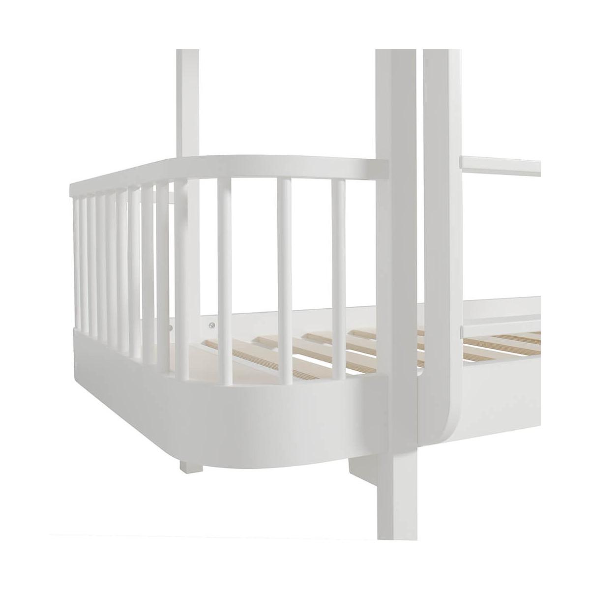 Etagenbett mitwachsend 90x200cm WOOD ORIGINAL Oliver Furniture weiß