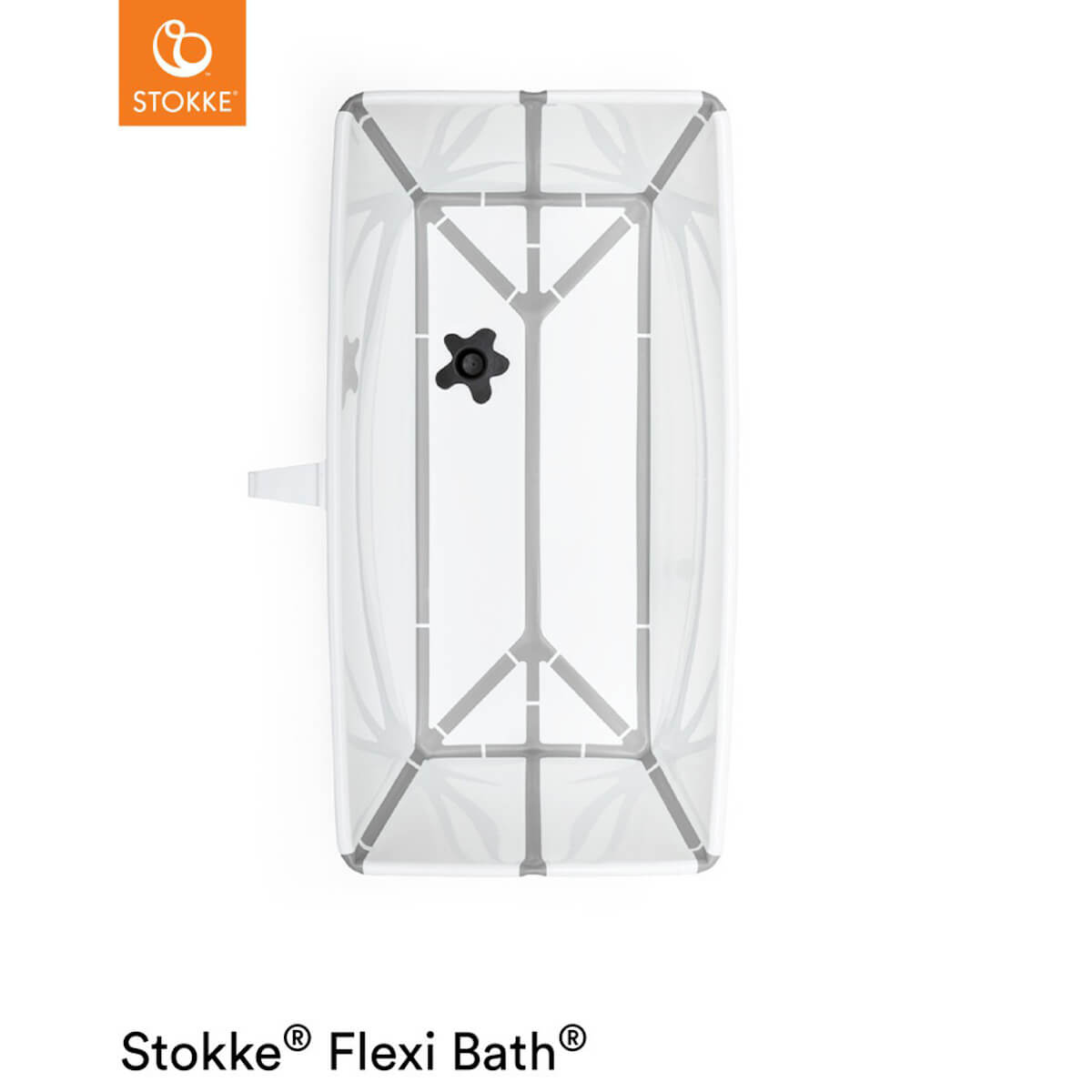 Faltbare Badewanne FLEXI BATH Stokke white