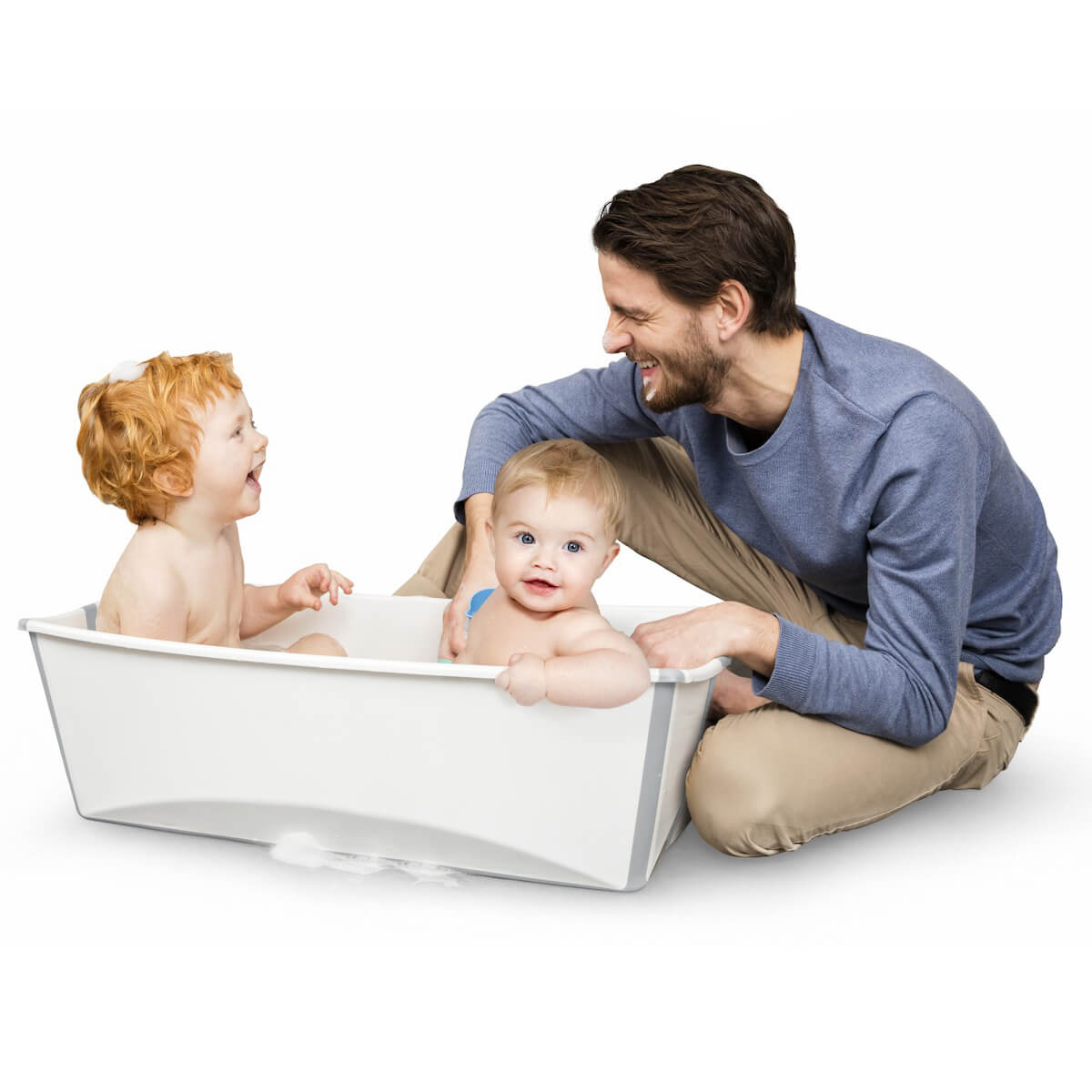Faltbare Badewanne XL FLEXI BATH Stokke white