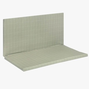 Faltbare Spielmatte. Grün. Maße: 100x100x4cm/100x50x8cm Nobodinoz