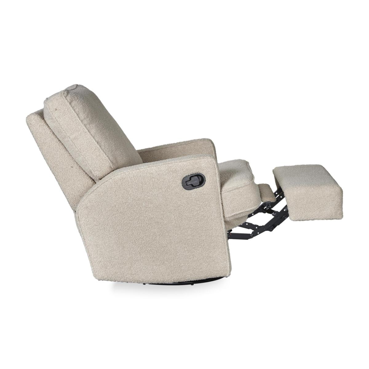Fauteuil Recliner Electric SWIVEL & GLIDING Quax Taupe