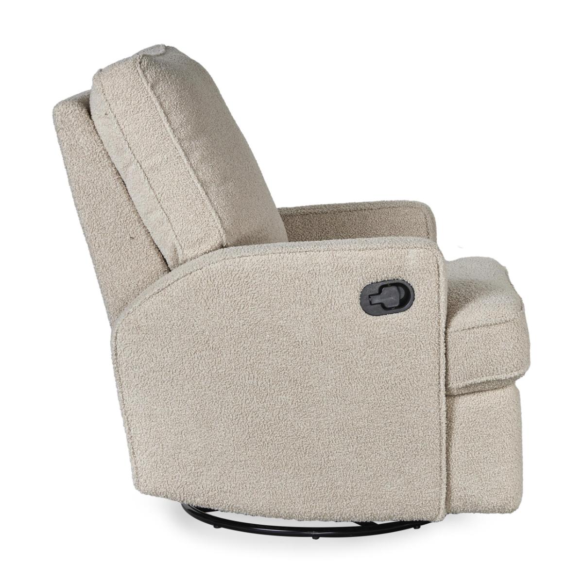 Fauteuil Recliner Electric SWIVEL & GLIDING Quax Taupe