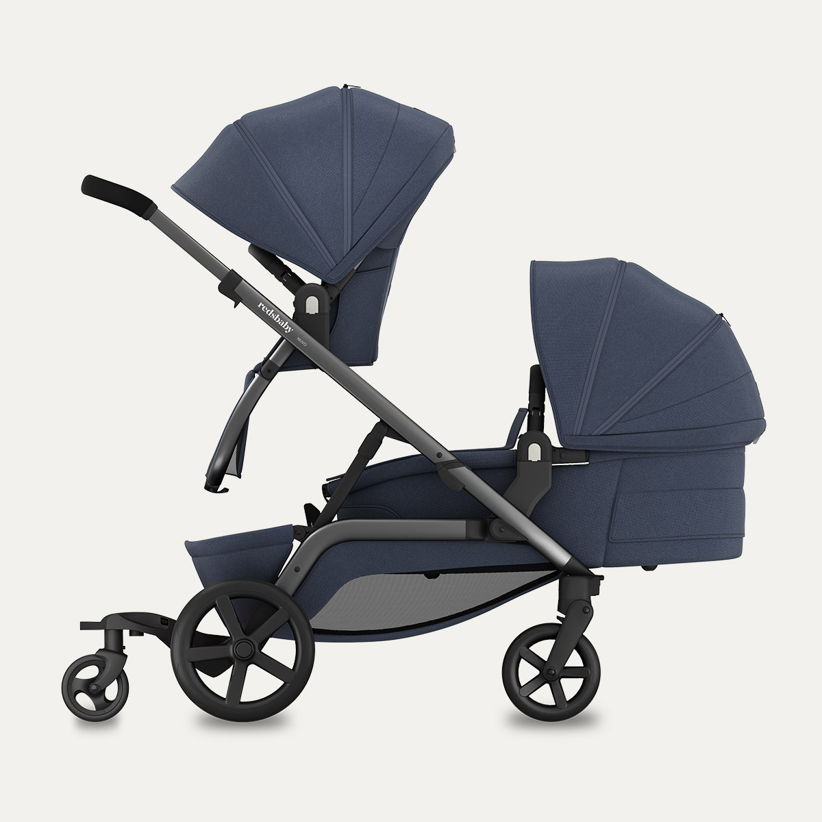 Fitting Fabric Twins NUVO Redsbaby slate gun metal