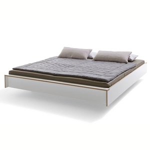 Flai Bett CPL- weiß beschichtet 140x200cm, klassische Höhe 240 mm, ohne Kopfteil Müller Small Living