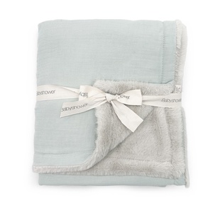 Fleece-Decke XL Babyshower mint breeze