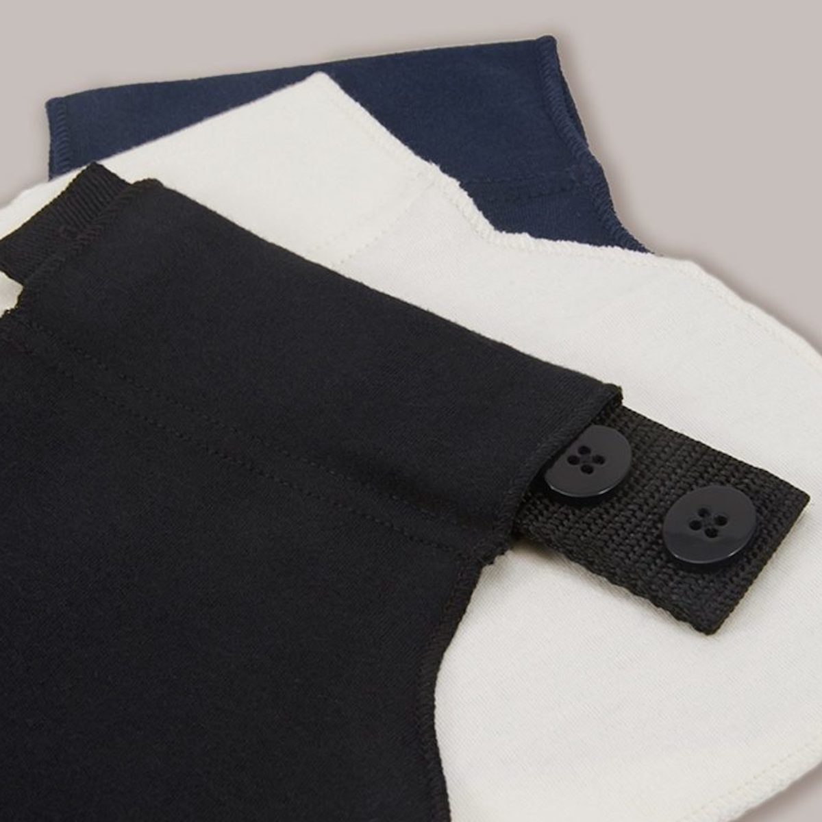 Flexibelt Erweiterung von Gürtel Uni Carriwell Schwarz Marine Weiß