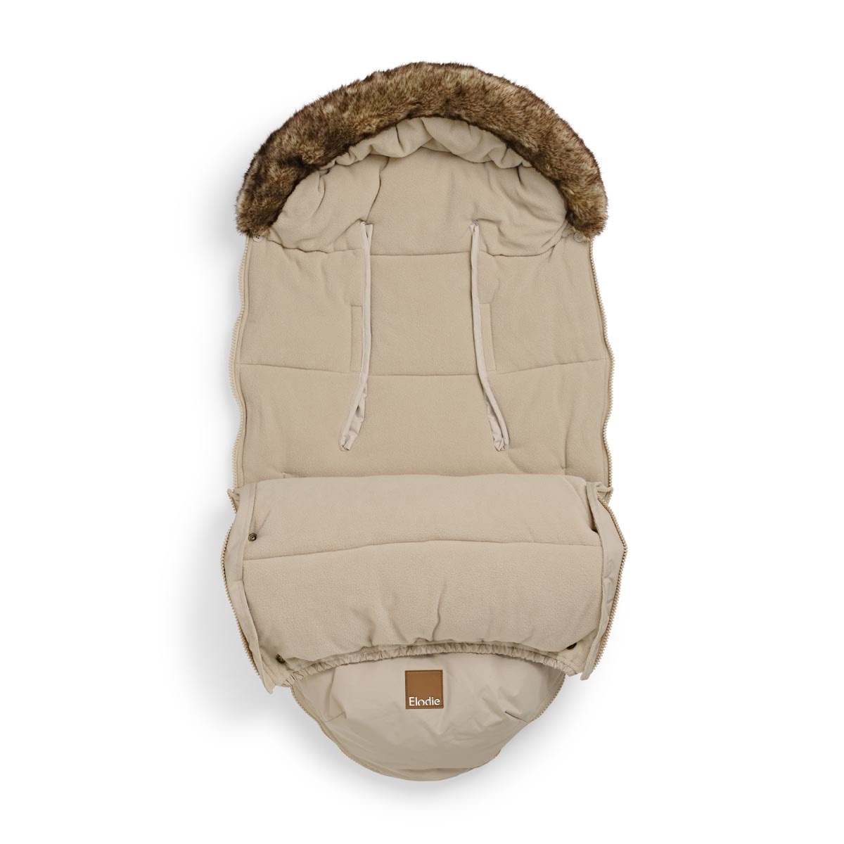 Fußsack für Kinderwagen Reines Khaki Elodie