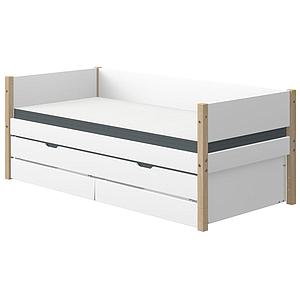 Gästebett-2 Schubladen 200cm NOR Flexa weiß