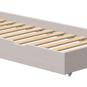 Gastebett Klappfüße 90x200cm CLASSIC Flexa grey washed