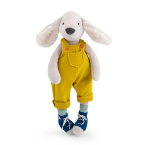 Gelber Pilou-Plüschhund von Puce & Pilou Moulin Roty