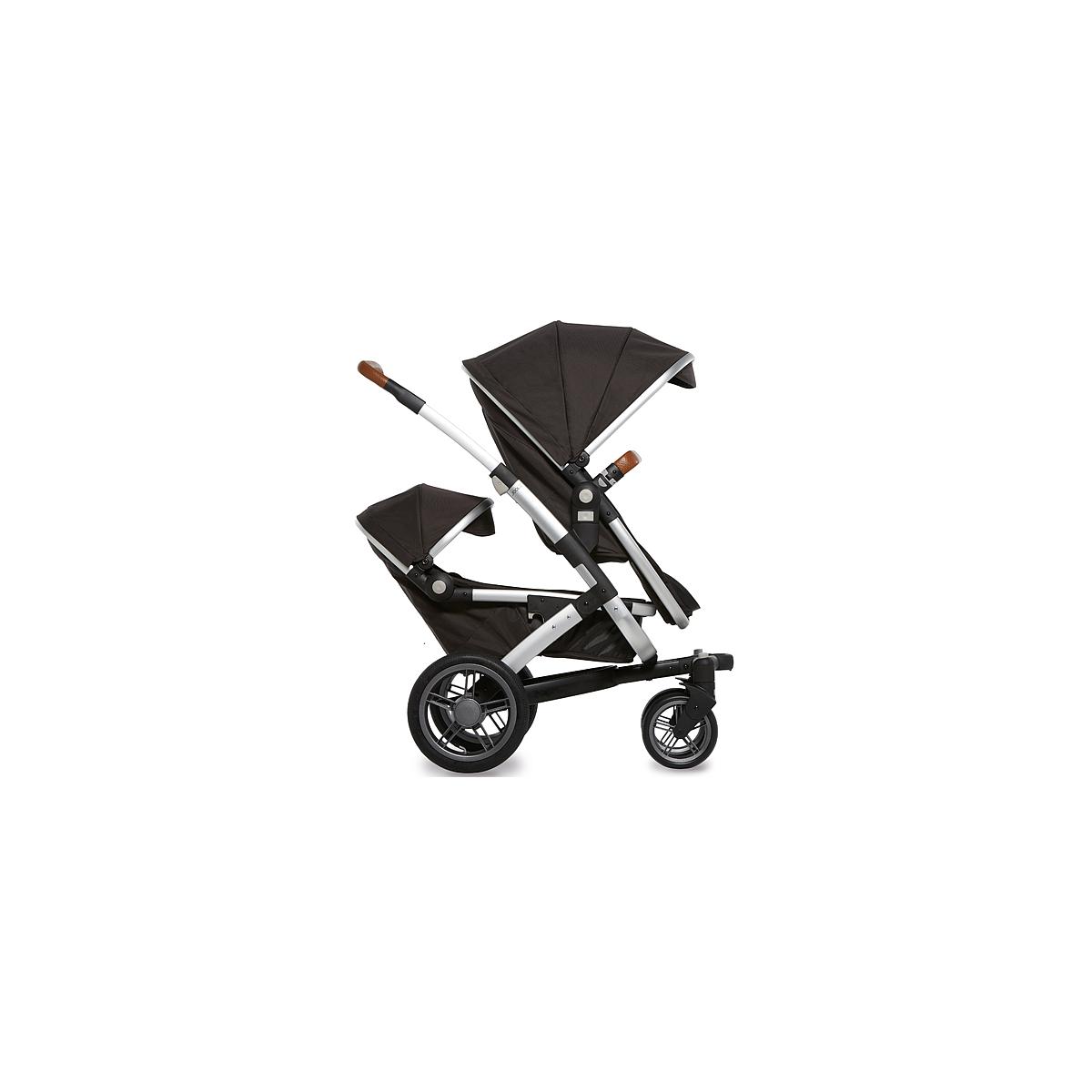 GEO EARTH by Joolz Tissu d'assise avec capote Hippo anthracite