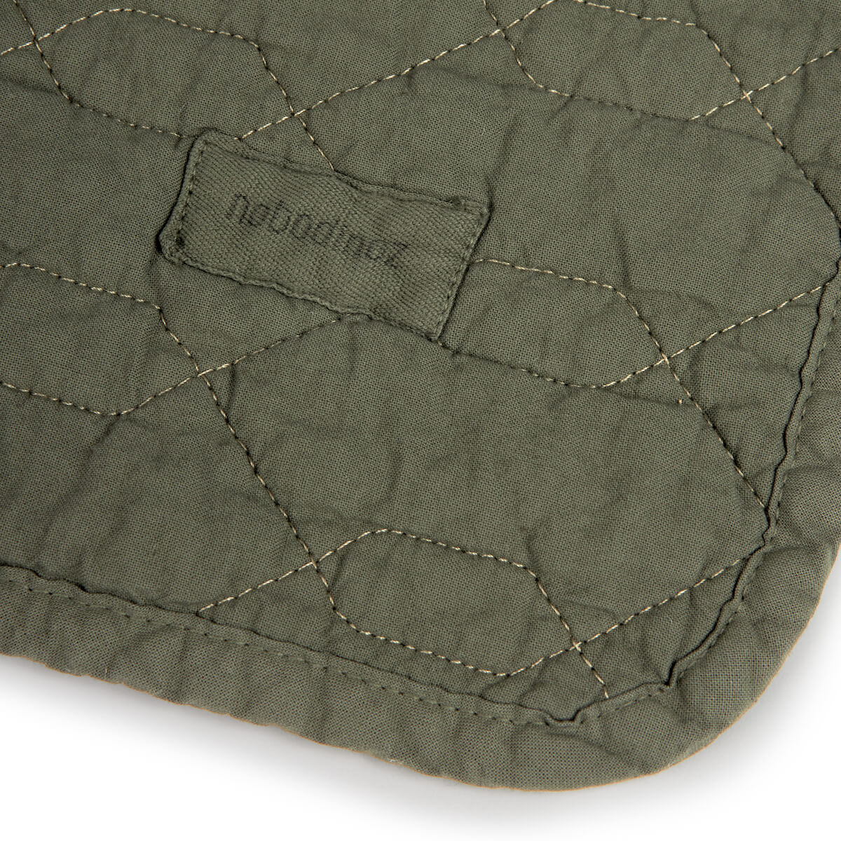 Gepolsterte Decke 100x135cm WABI SABI Nobodinoz Vetiver