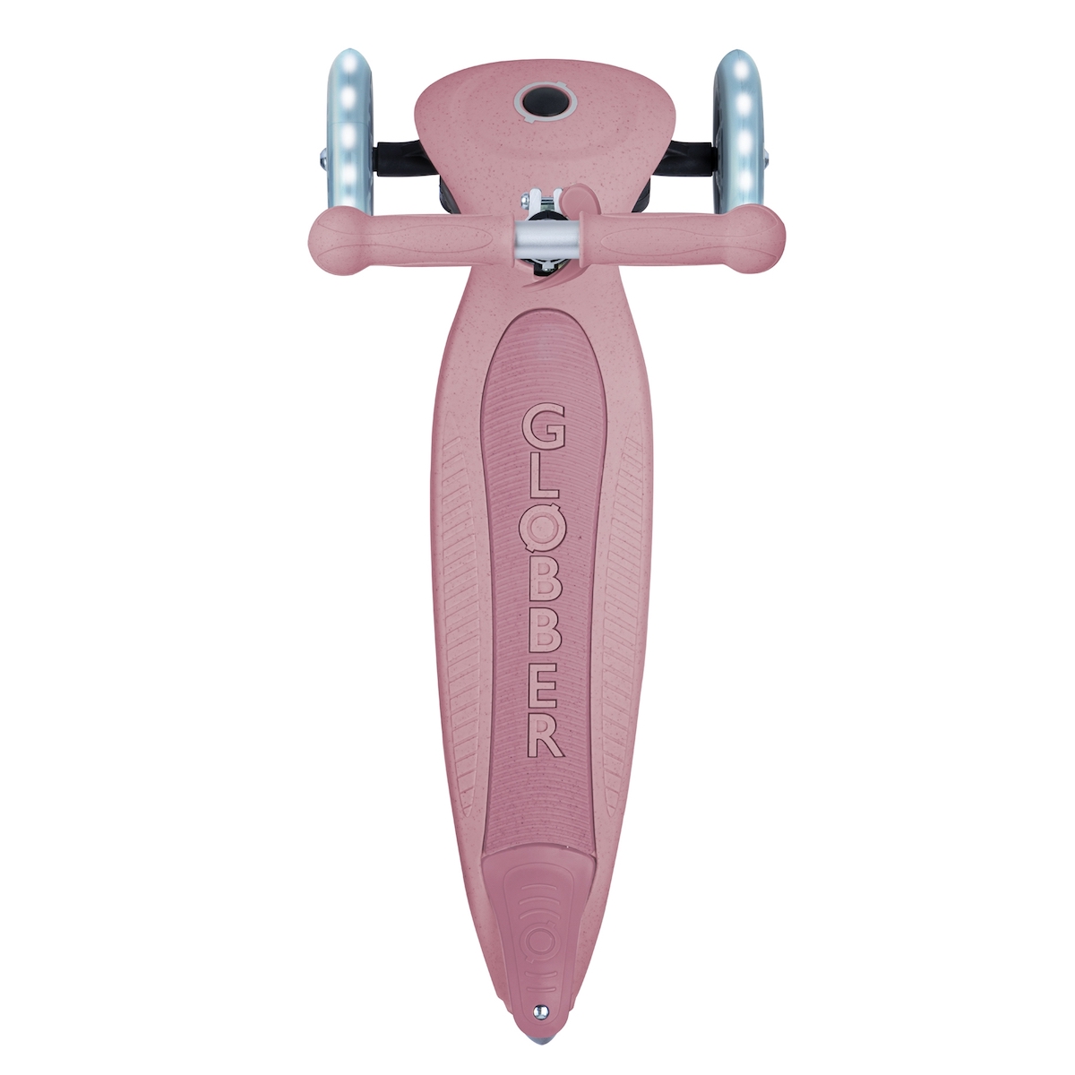 Globber Junior Scooter Foldable Lights Eco Berries