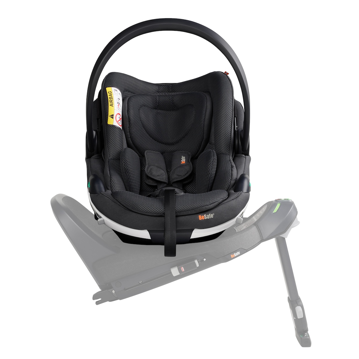 Go Beyond Autositz Gruppe 0+ Besafe anthrazit mesh