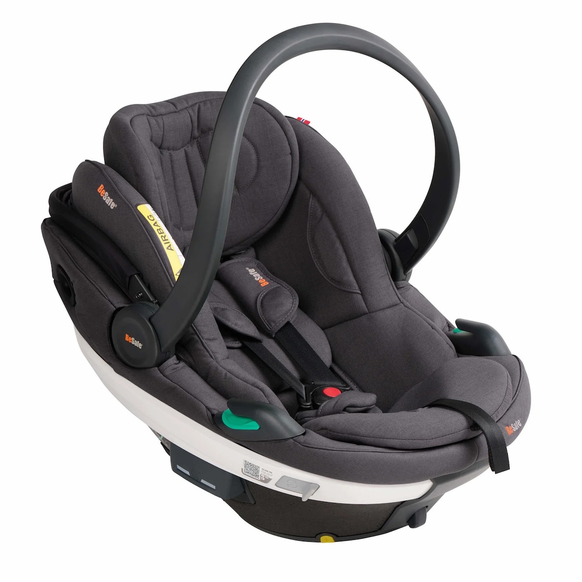 Go Beyond Autositz Gruppe 0+ Besafe dark grey mélange