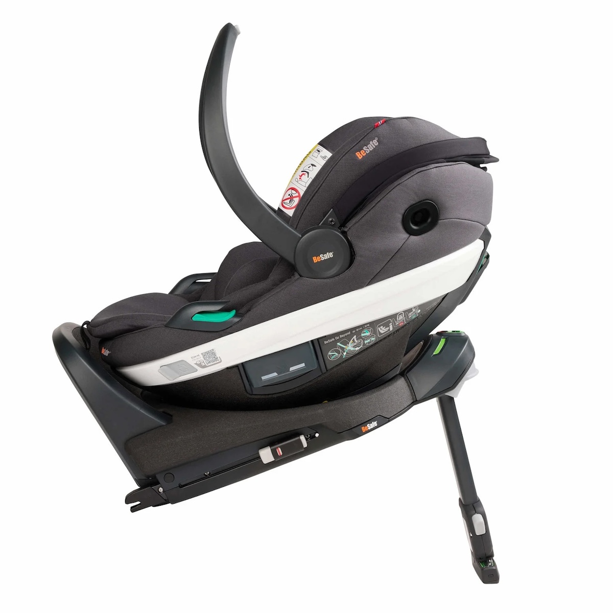 Go Beyond Autositz Gruppe 0+ Besafe dark grey mélange