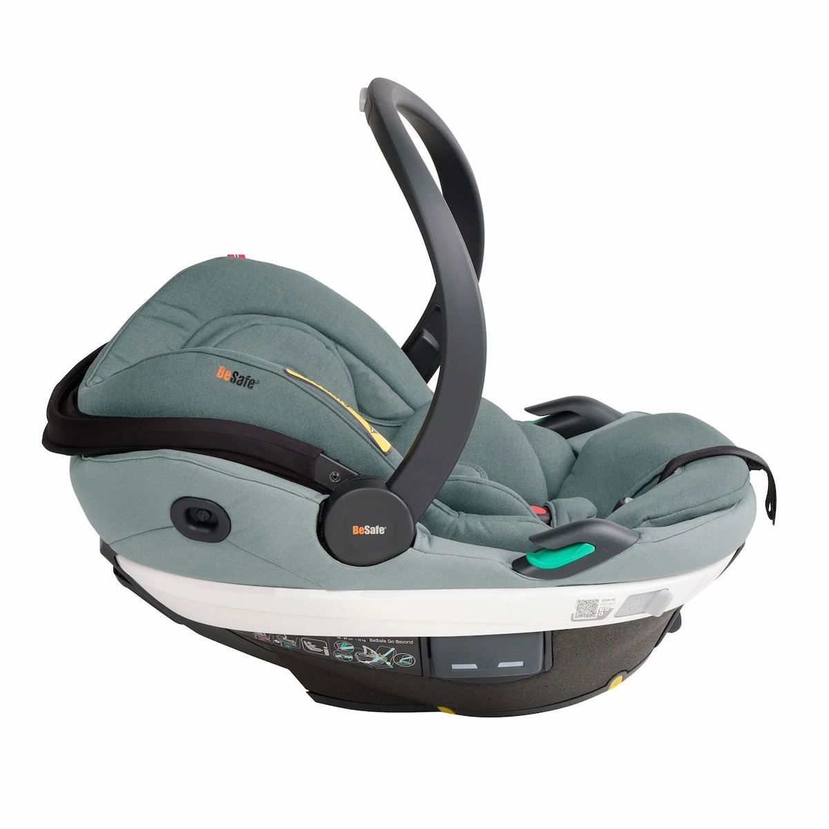 Go Beyond Autositz Gruppe 0+ Besafe sea green mélange