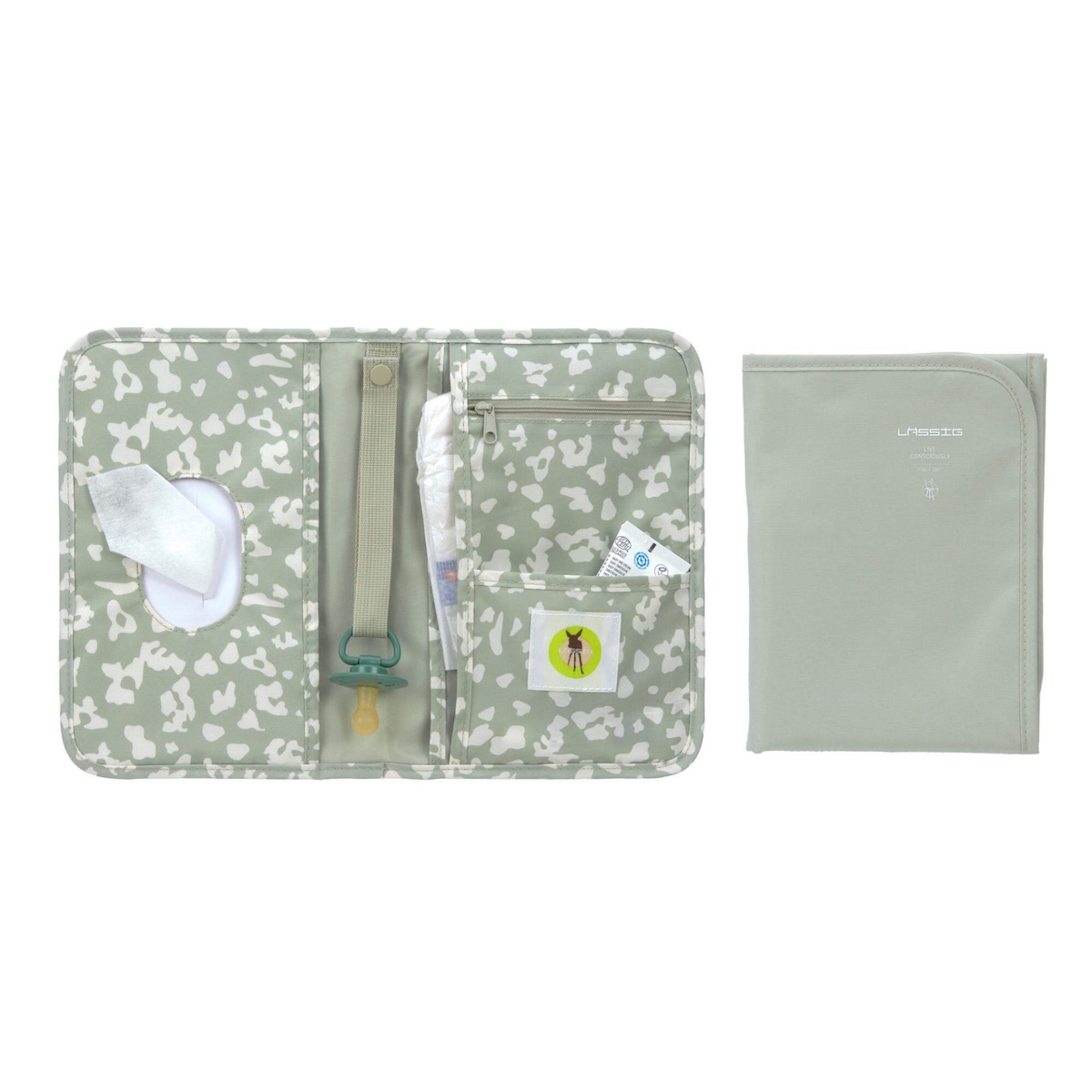 GRE Changing Pouch Leo light khaki Laessig