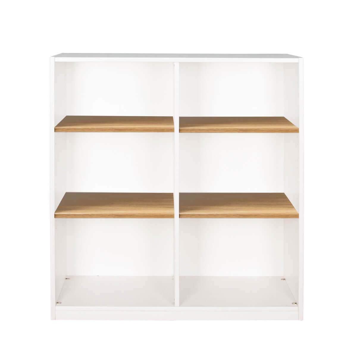 Großes Regal KASVA weiß lackiert-Eiche geölt