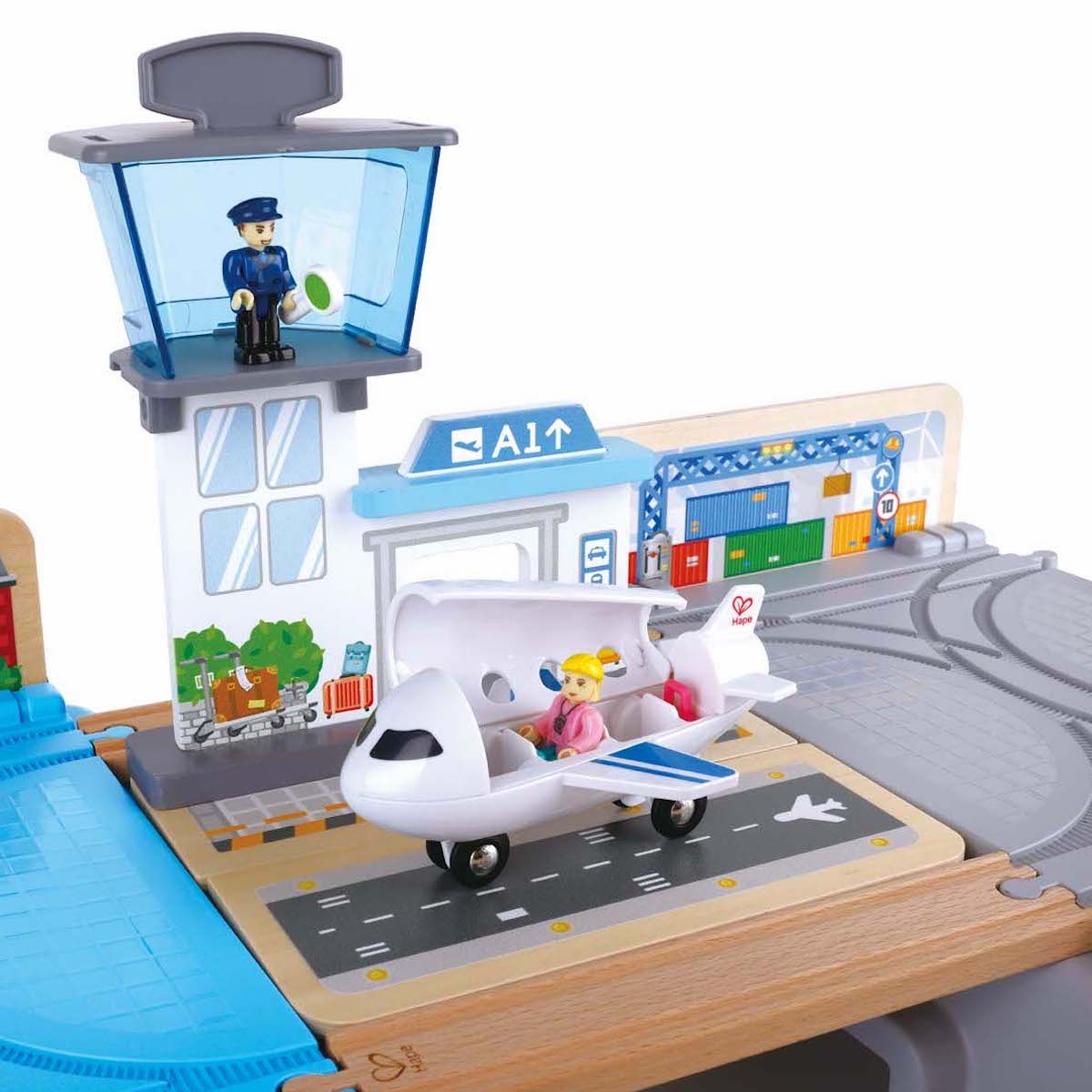 Großstadtlandschaft Eisenbahn in Aufbewahrungsbox Hape