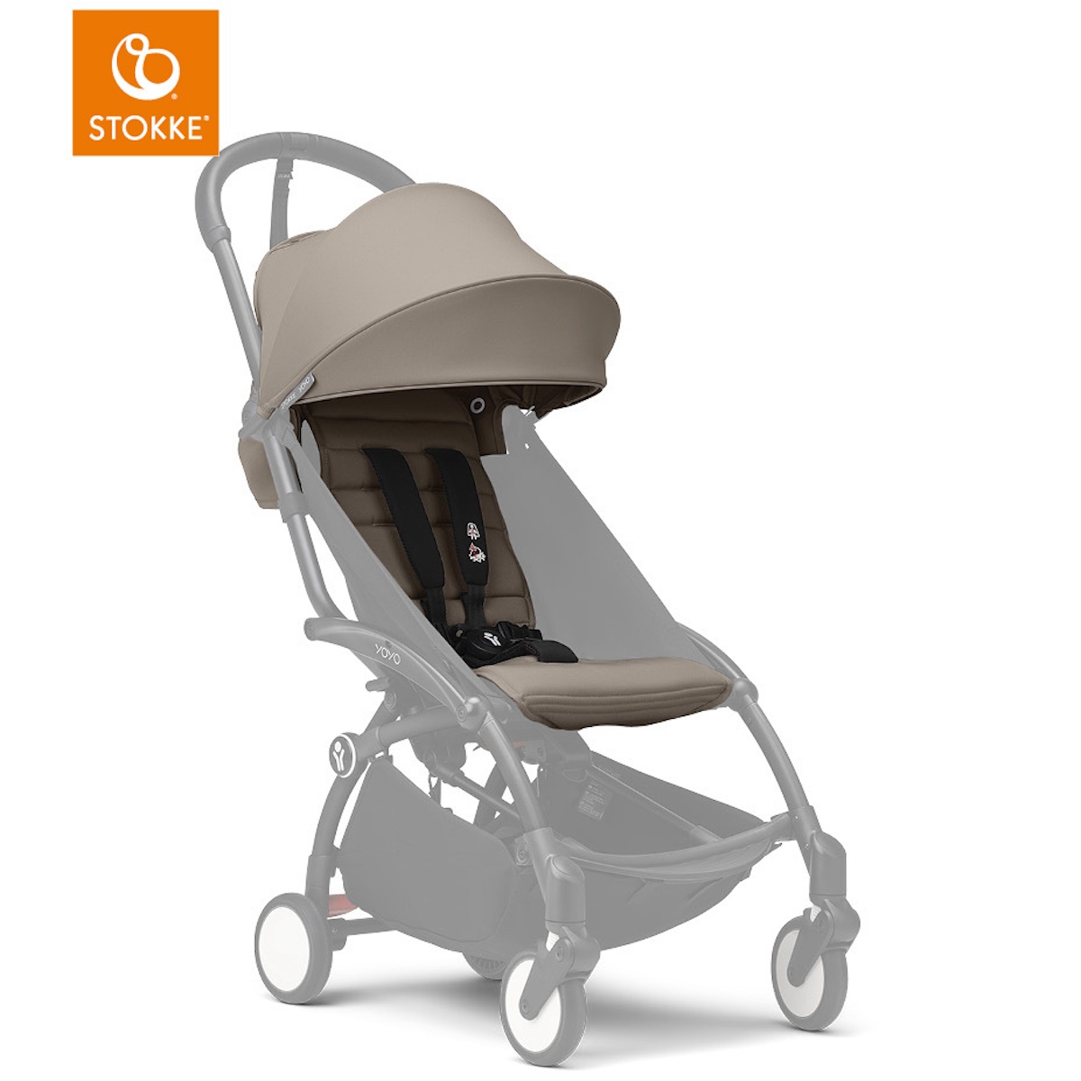Habillage poussette YOYO 3 6+ STOKKE taupe