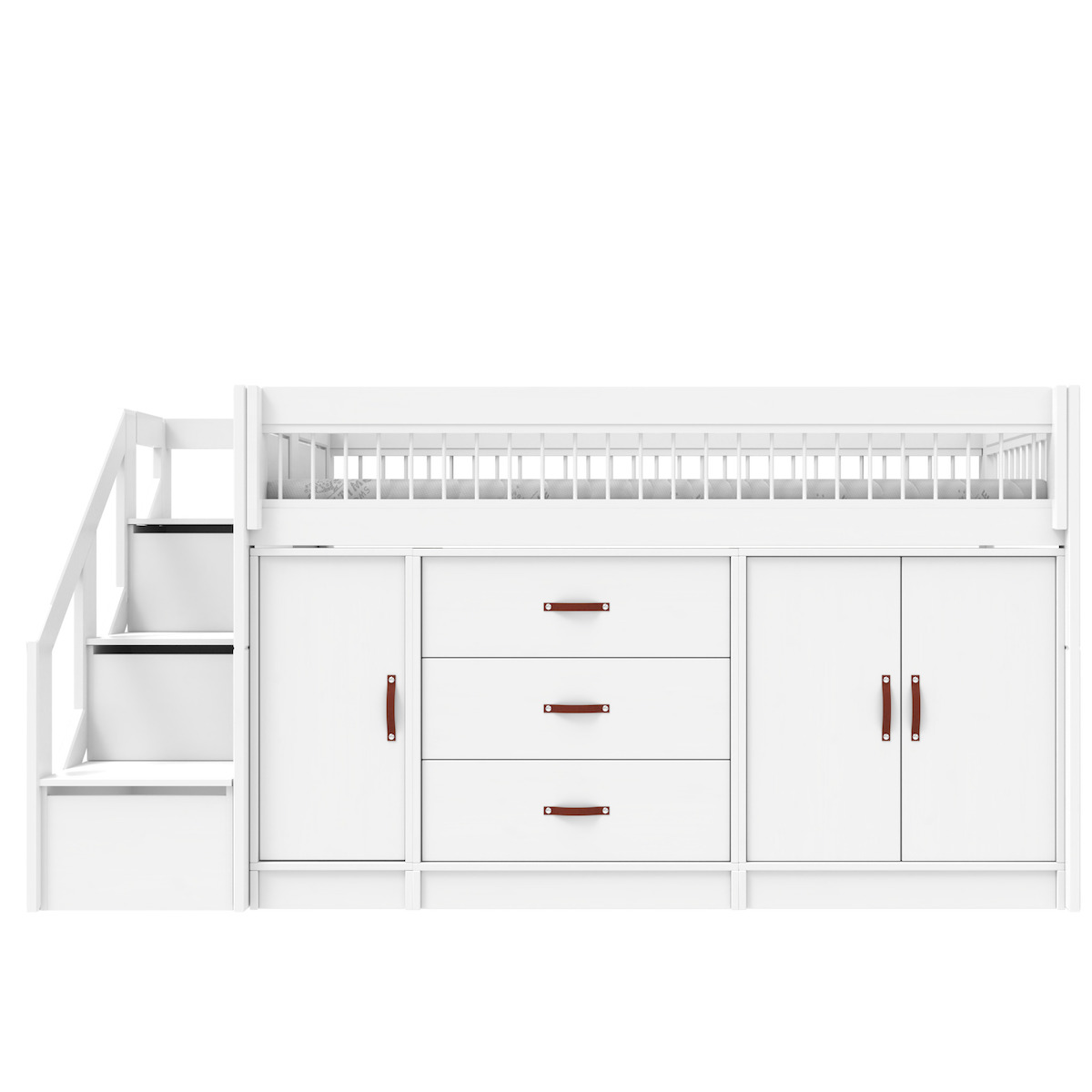 Halbhohes Bett BREEZE All-In-One Rollboden Lifetime