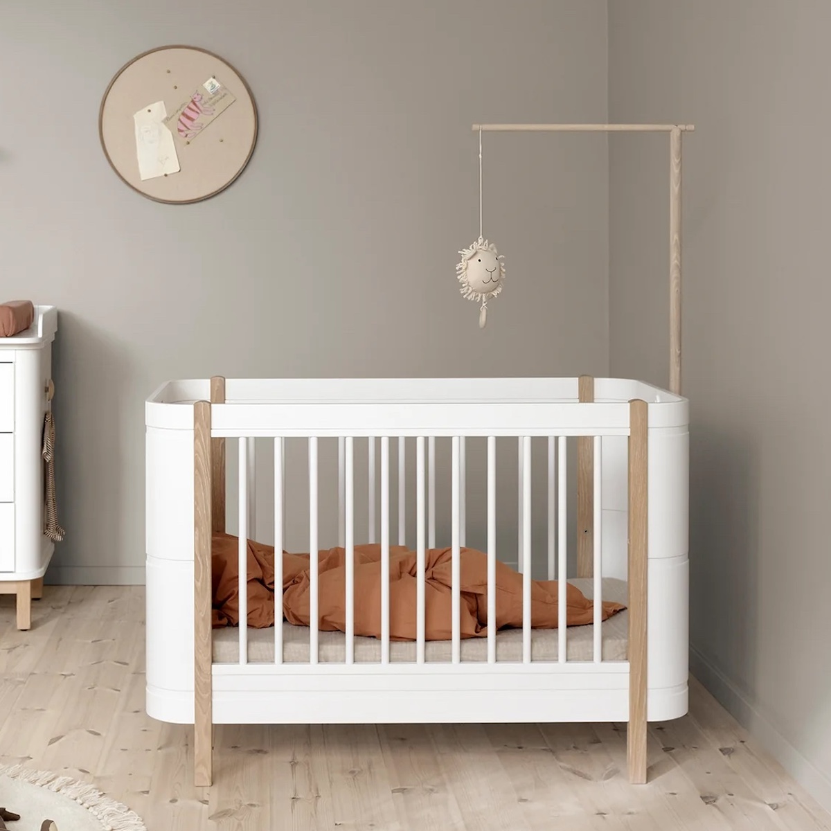 Halterung für den Betthimmel-Mobil WOOD MINI+ Oliver Furniture Eiche