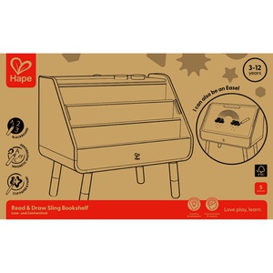 Hape 2-in-1 Zeichenbrett-Bibliothek