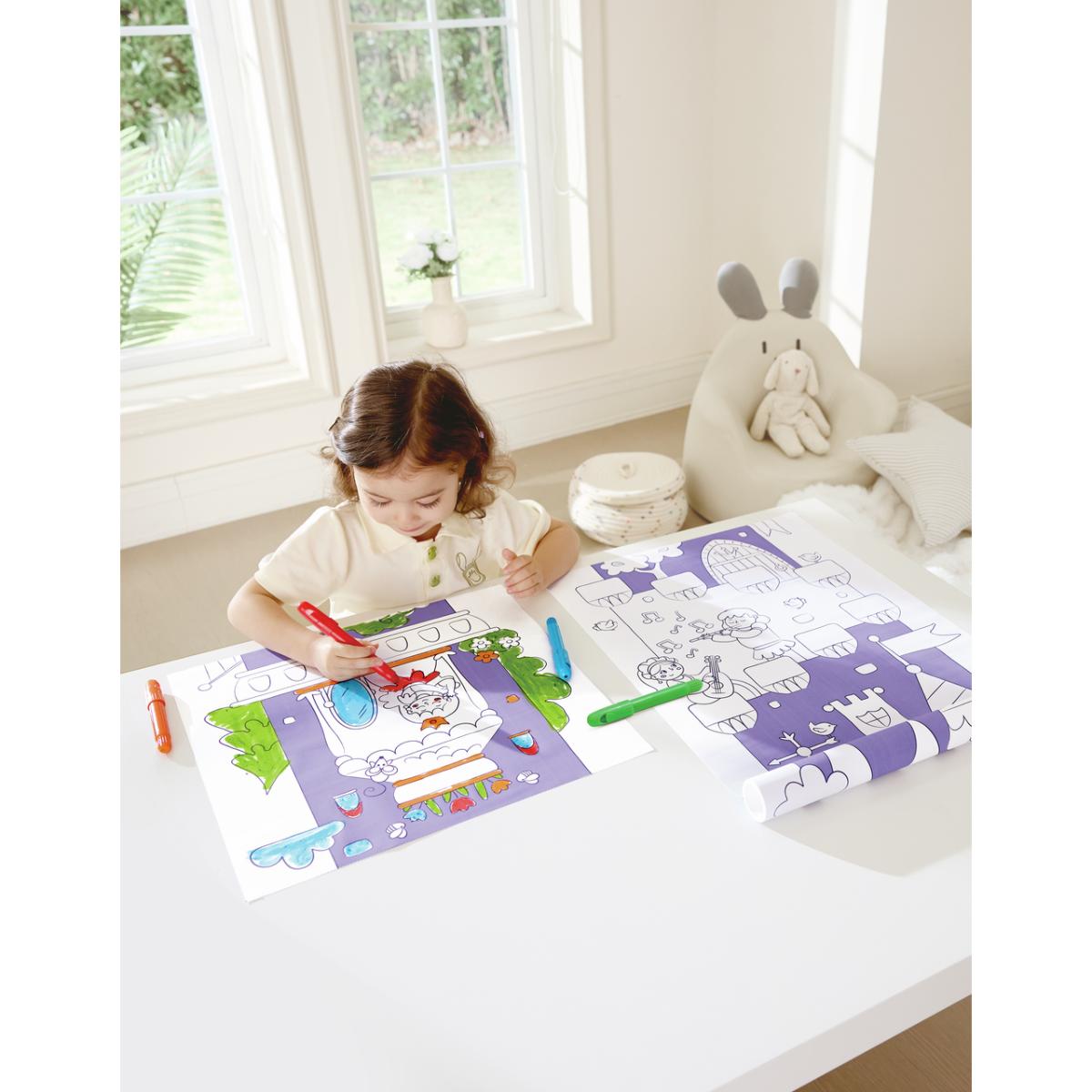 Hape Castle Zeichenroller und Marker