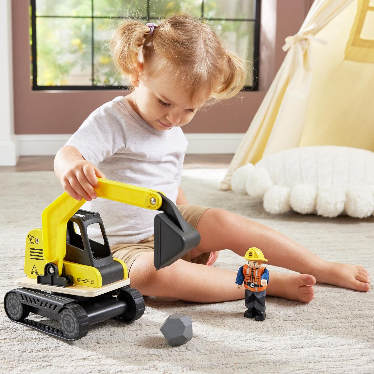 Hape Meine Baumaschinen Bagger