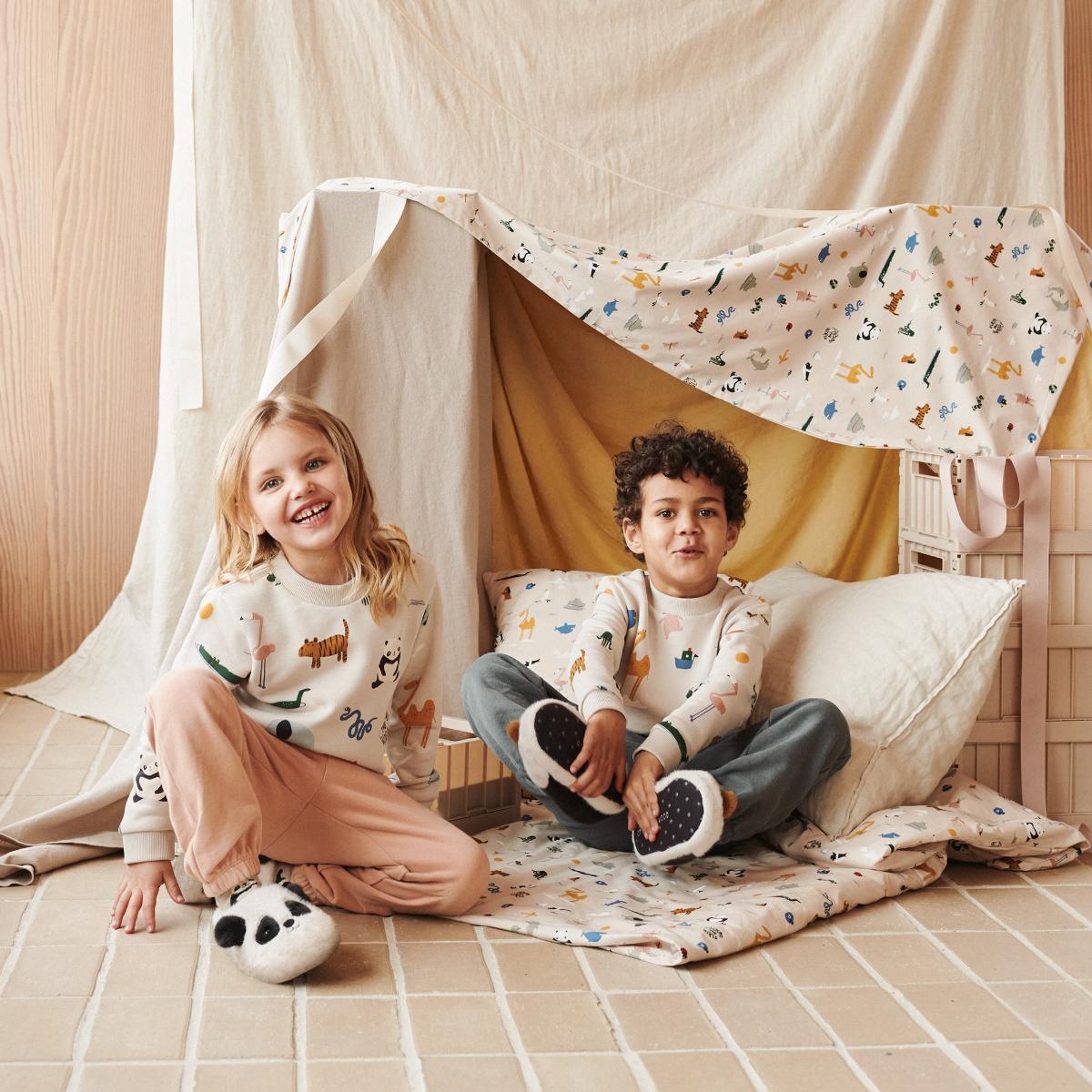 Hausschuhe 24-25 AVIAJA Panda Liewood sandy dark grey