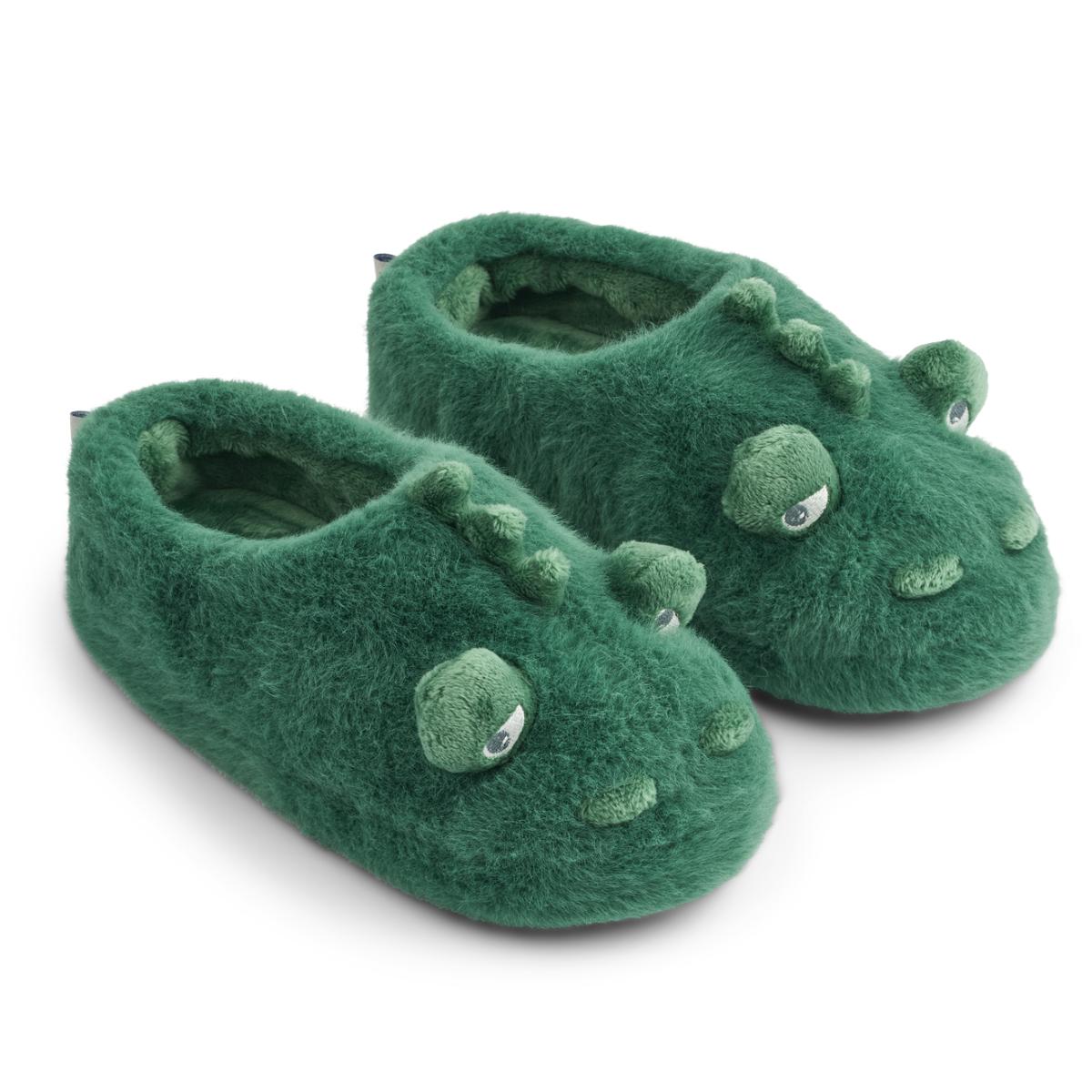 Hausschuhe 24-25 Crocodile Liewood garden green