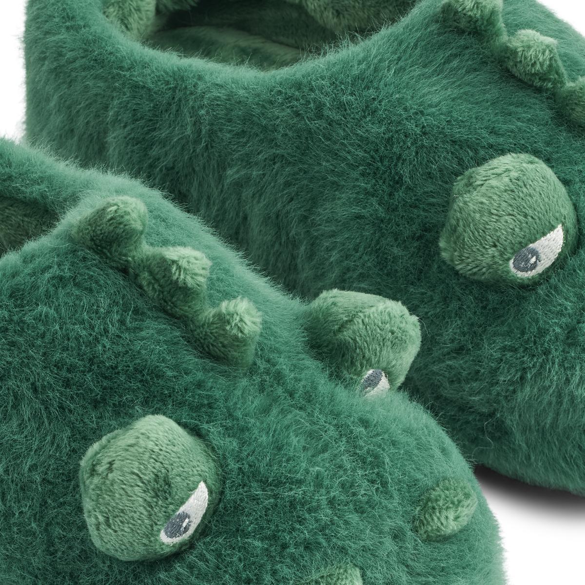 Hausschuhe 24-25 Crocodile Liewood garden green